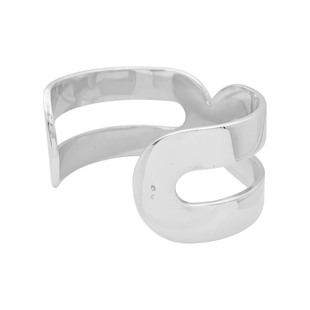 Bracelet Dinh Van, "Maillon XL", argent. - Maison Eloe