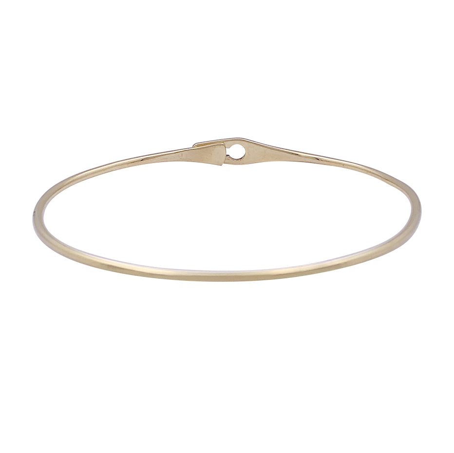 Dinh Van bracelet, "Lock" model in yellow gold, one diamond.