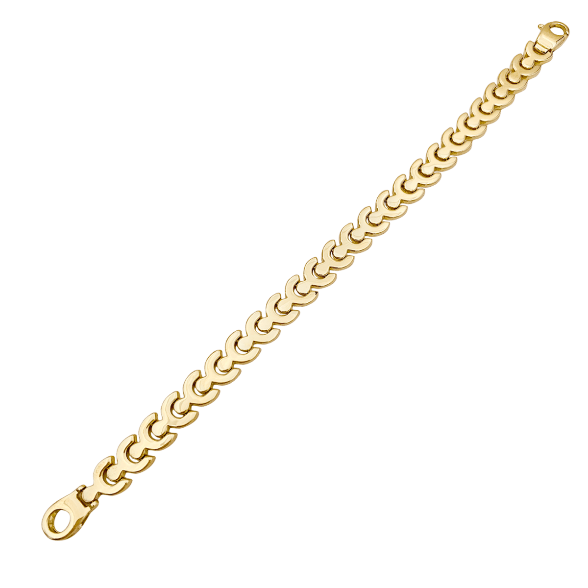 Bracelet FRED, or jaune. - Maison Eloe