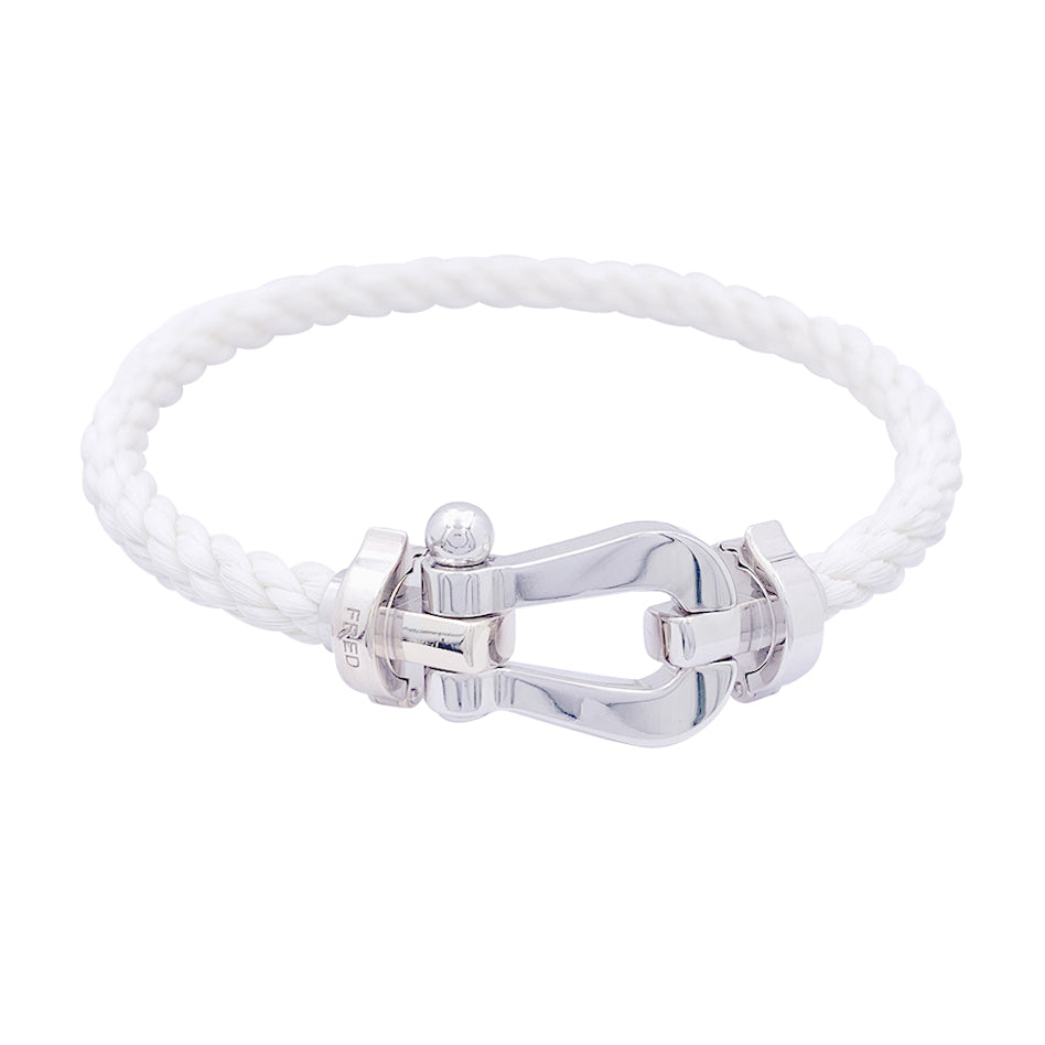 Bracelet Fred, "Force 10" or blanc.