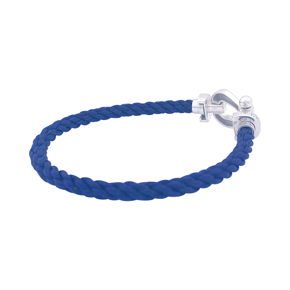 Fred bracelet, “Force 10” white gold, diamonds.
