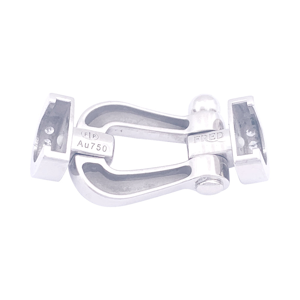 Fred bracelet, “Force 10” white gold, diamonds.