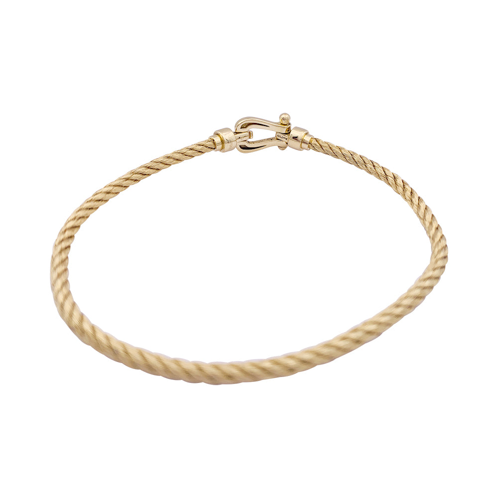 Fred bracelet, "Force 10", yellow gold.
