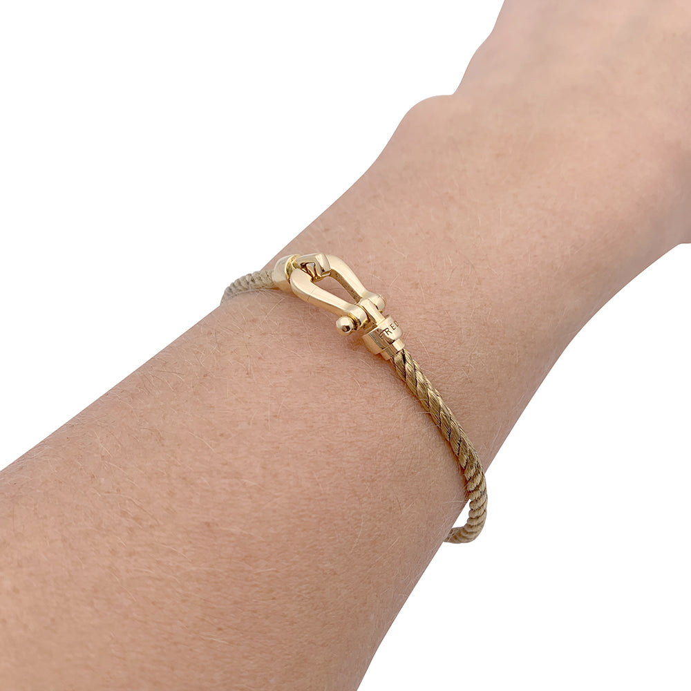 Fred bracelet, "Force 10", yellow gold.
