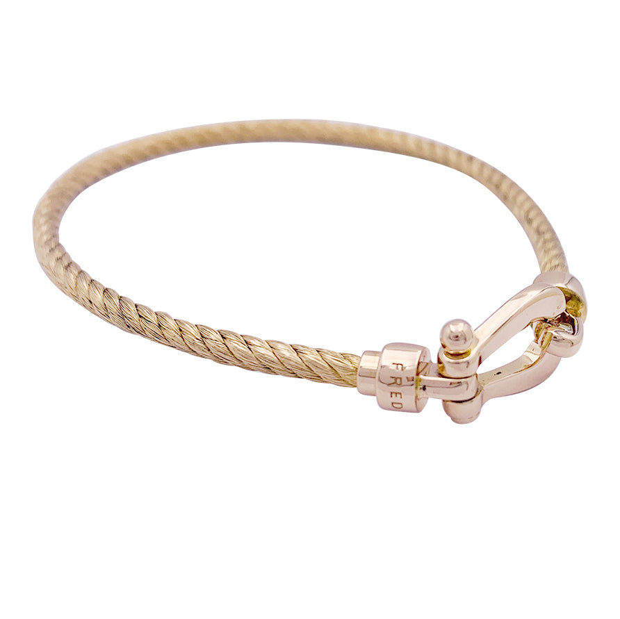 Bracelet Fred, "Force 10", or rose.