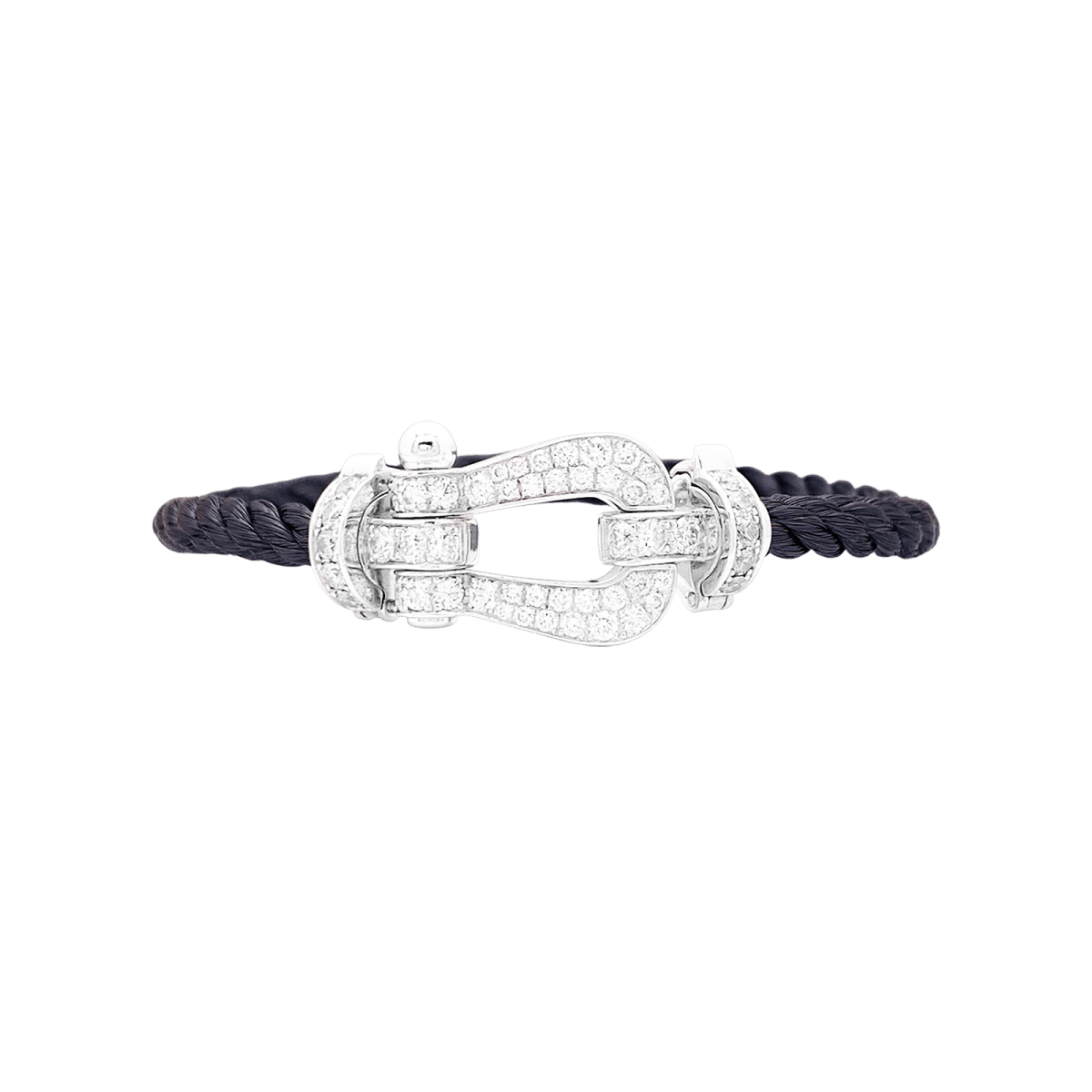 Bracelet Fred, "Force 10" or blanc, diamants. - Maison Eloe