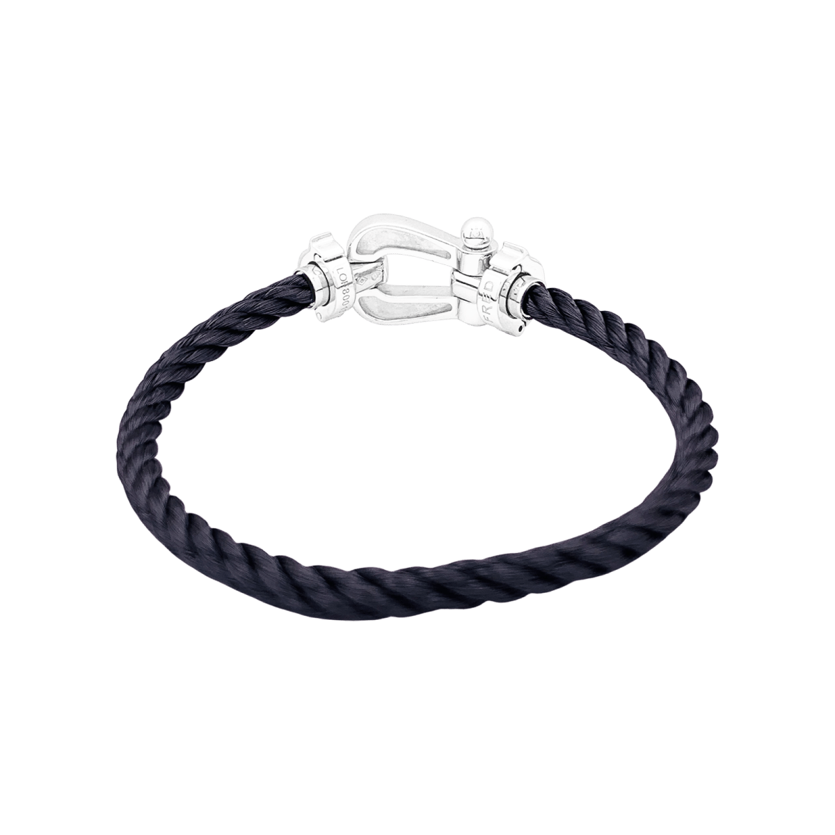 Bracelet Fred, "Force 10" or blanc, diamants. - Maison Eloe