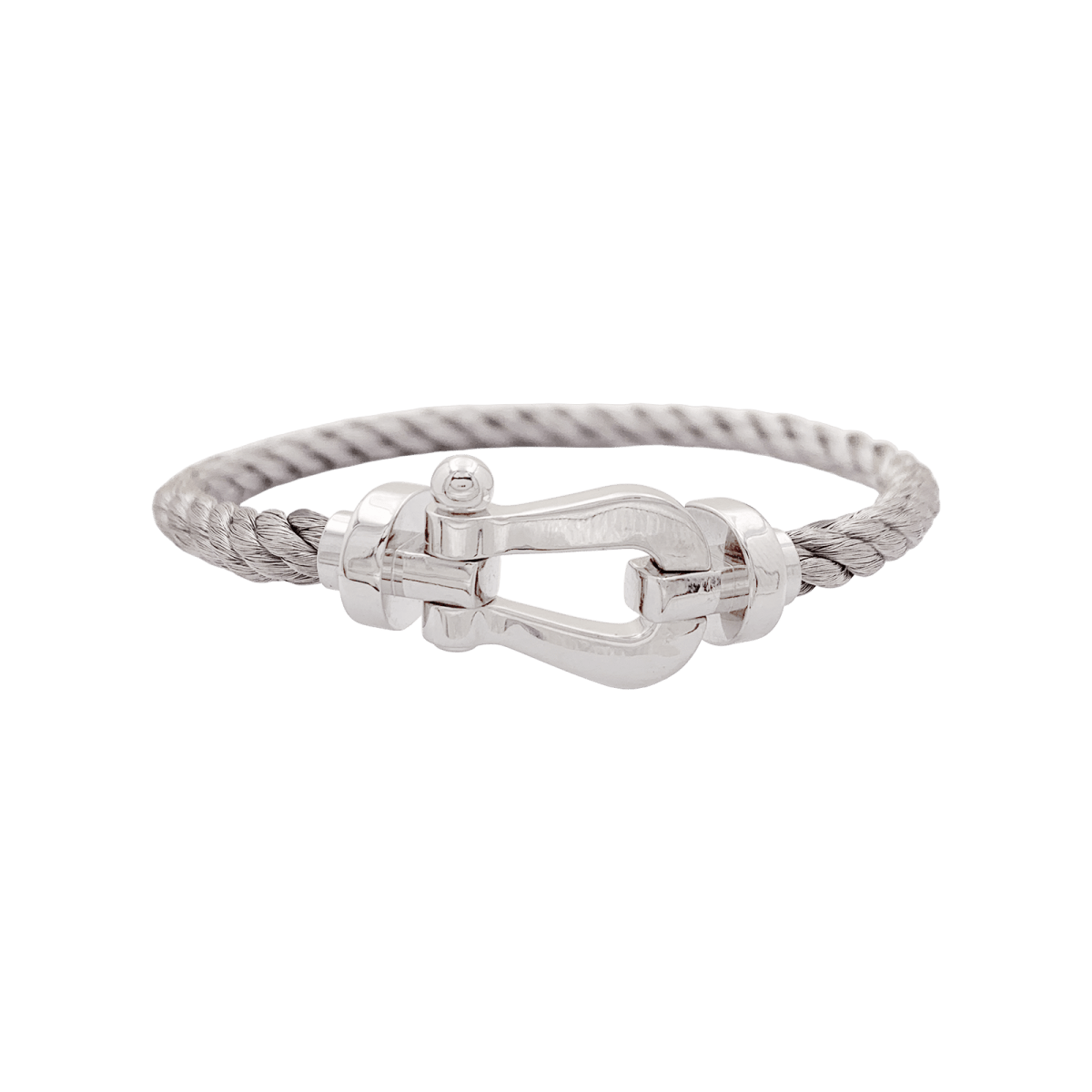 Bracelet Fred, "Force 10", or blanc, acier. - Maison Eloe
