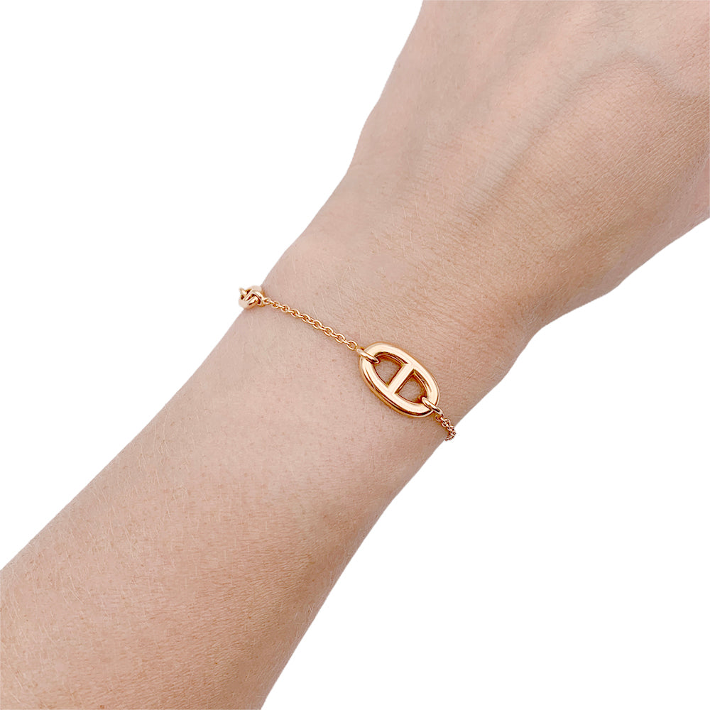 Hermès bracelet, "Farandole", rose gold.