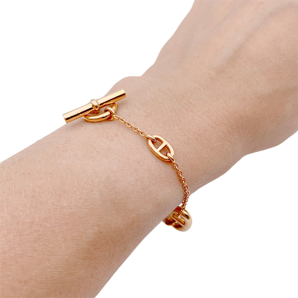 Hermès bracelet, "Farandole", rose gold.