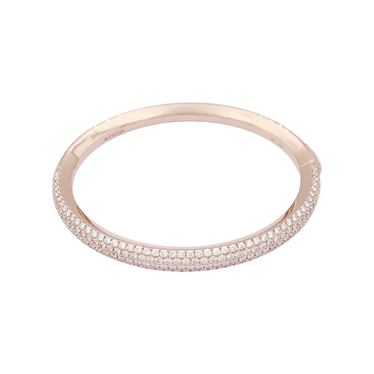 Bracelet Messika "Divine Enigma" or rose, diamants. - Maison Eloe