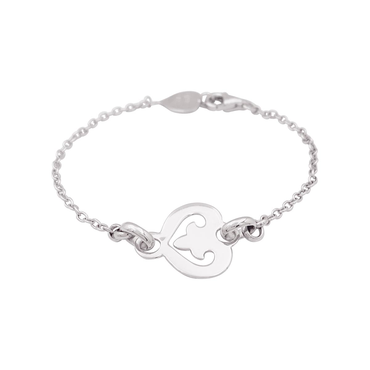 Bracelet O.J. Perrin, "Légendes", or blanc - Maison Eloe