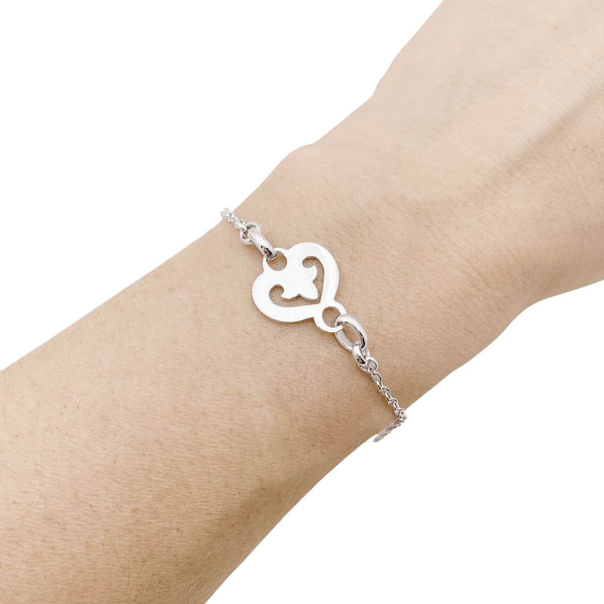 Bracelet O.J. Perrin, "Légendes", or blanc - Maison Eloe