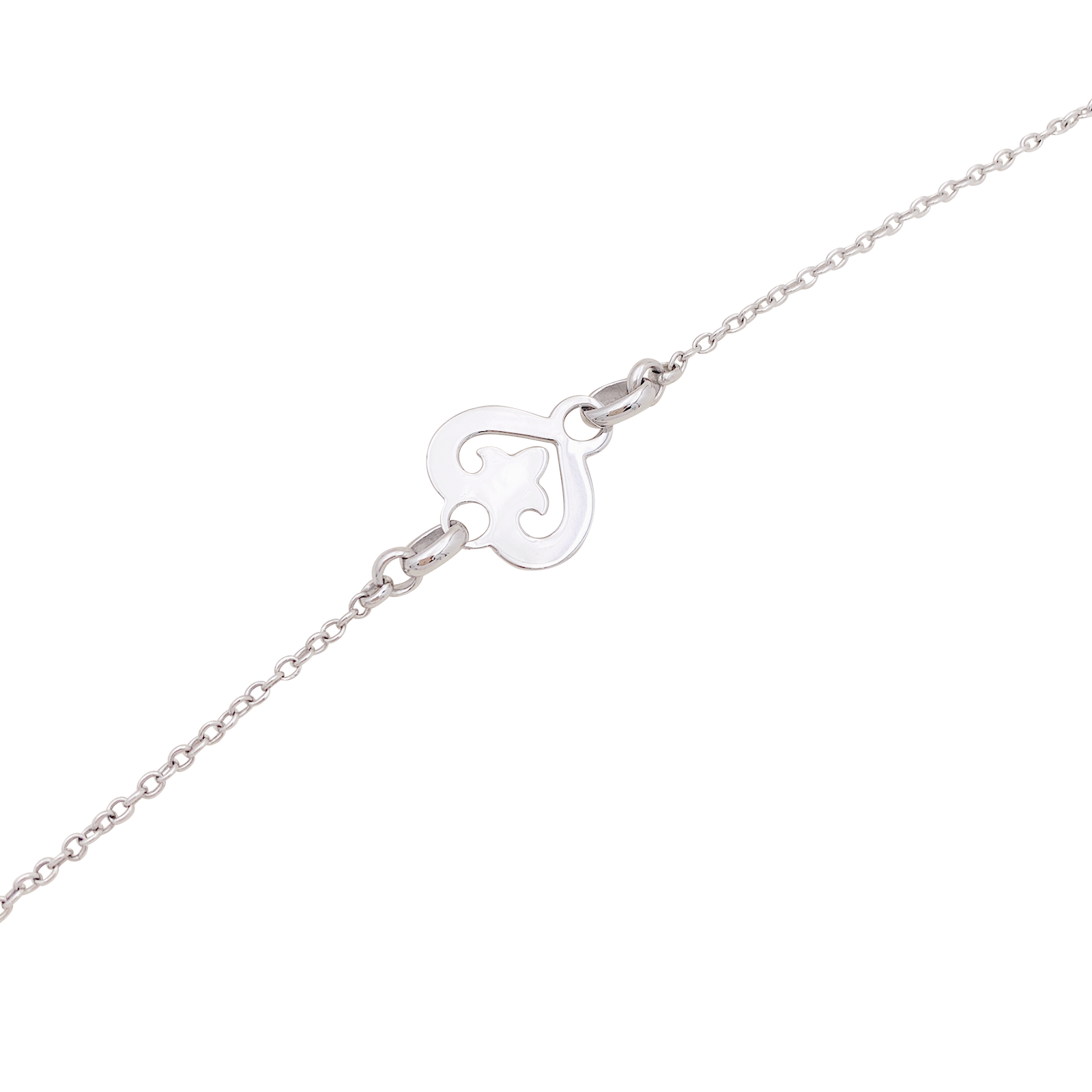 Bracelet O.J. Perrin, "Légendes", or blanc