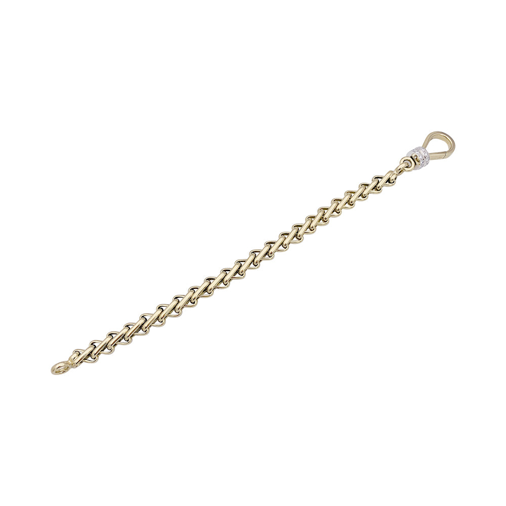 Bracelet Pomellato, deux ors et diamants