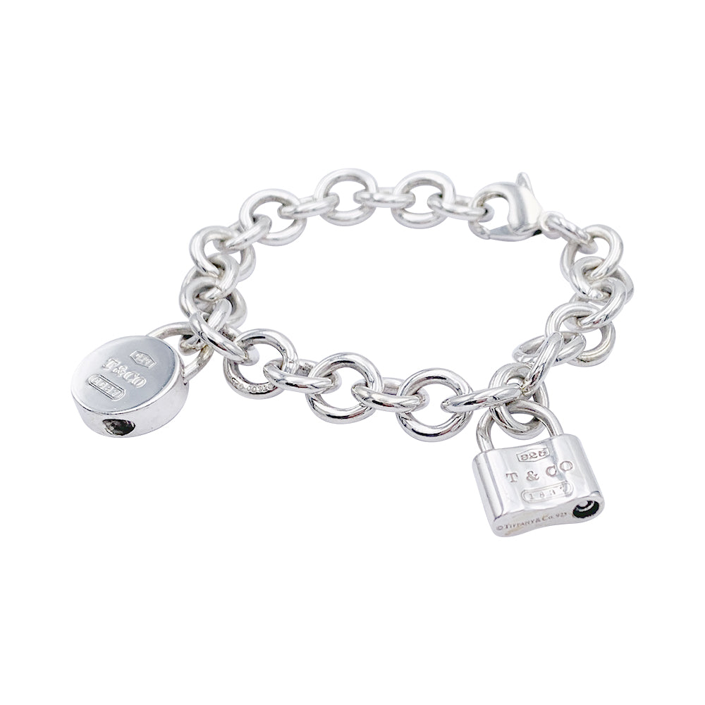 Bracelet Tiffany & Co argent.
