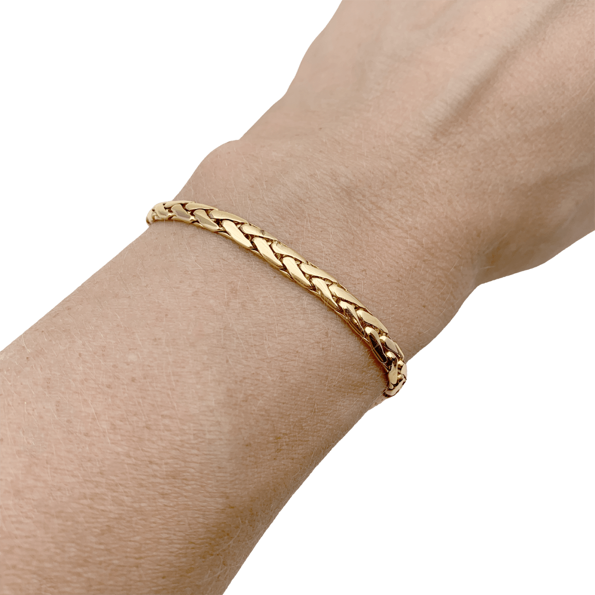 Bracelet vintage Cartier or jaune. - Maison Eloe