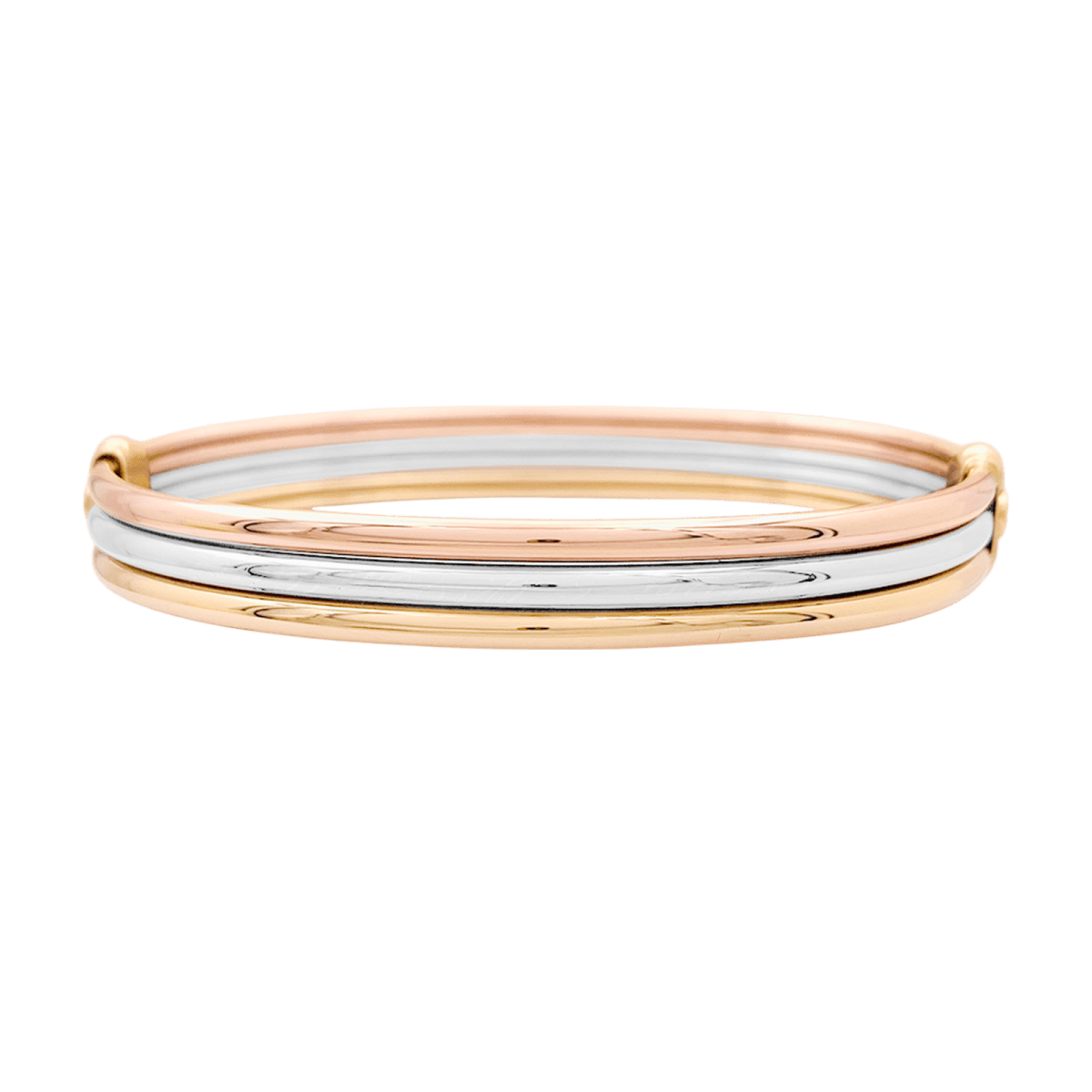 Bracelet vintage Cartier, trois ors. - Maison Eloe