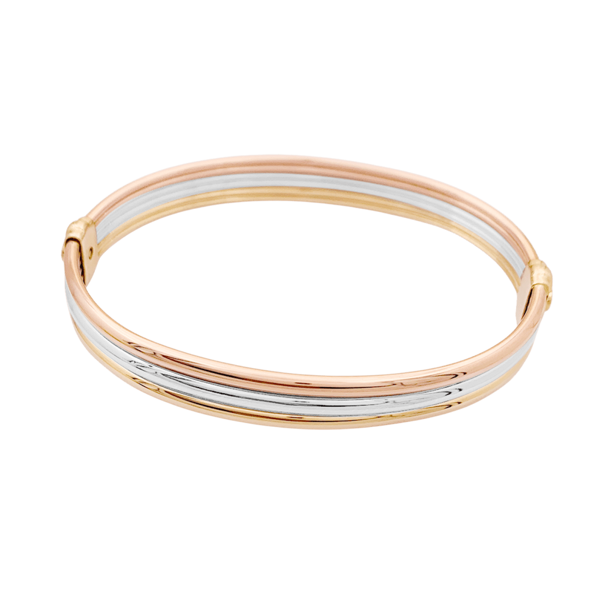 Bracelet vintage Cartier, trois ors. - Maison Eloe