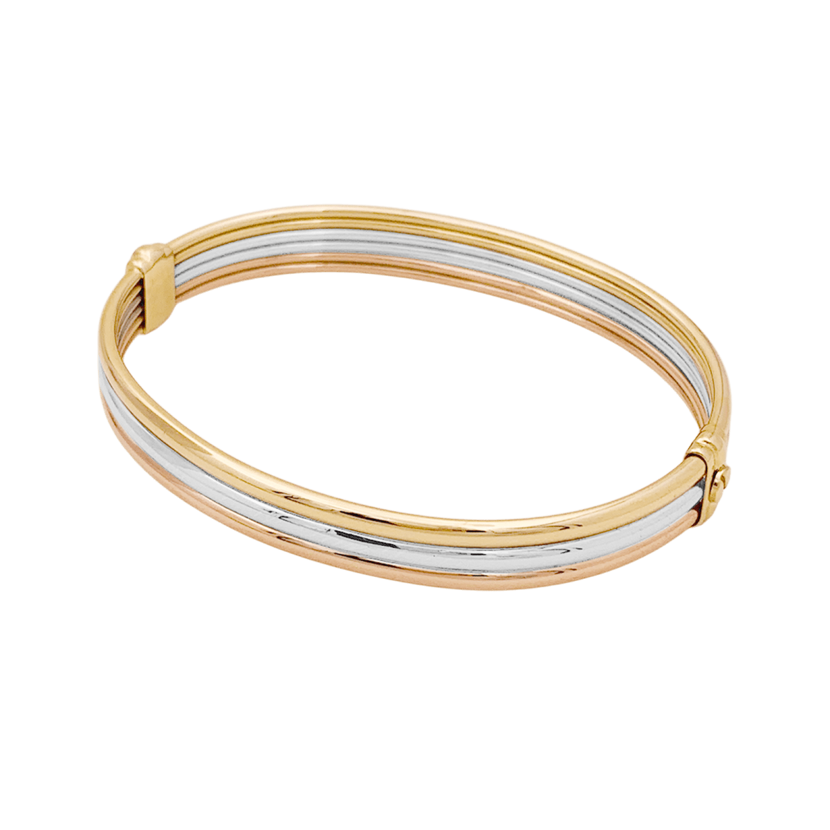 Bracelet vintage Cartier, trois ors. - Maison Eloe