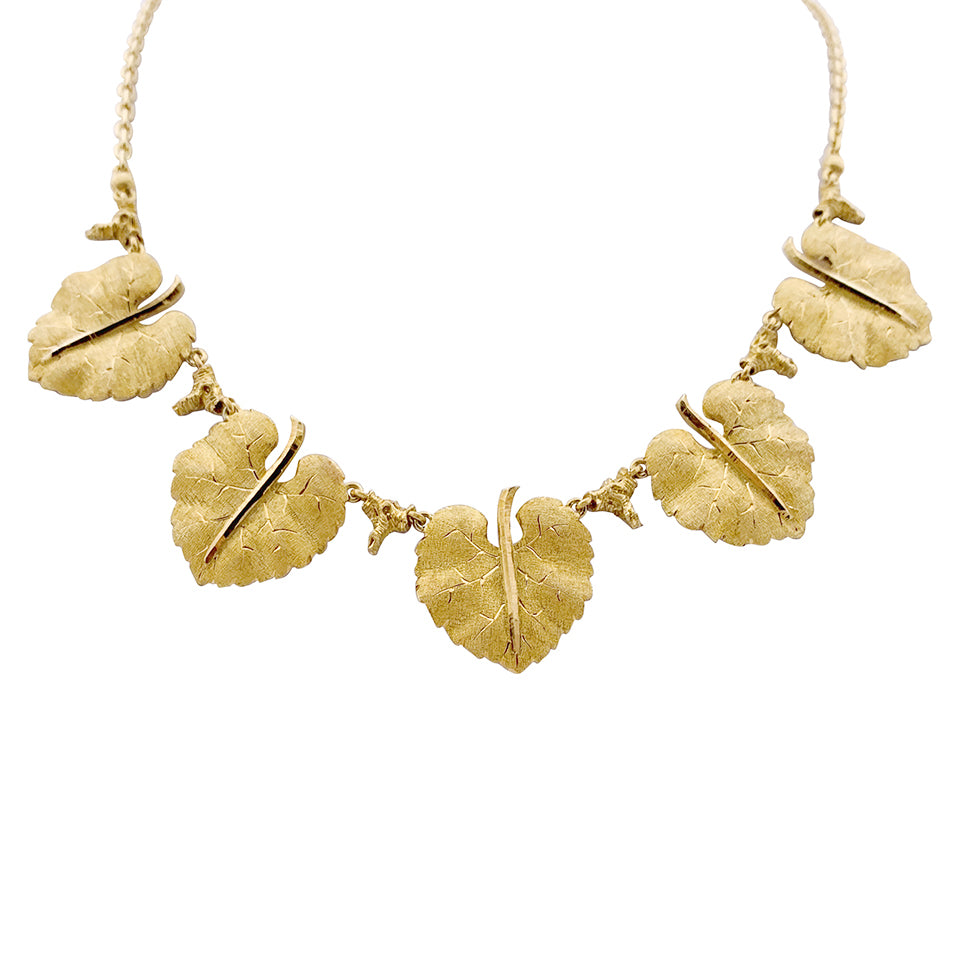 Collier Buccellati, "Feuilles", or jaune.