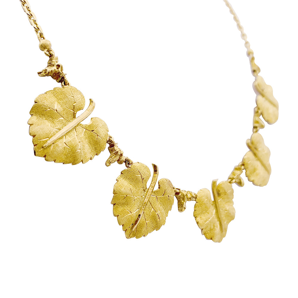 Collier Buccellati, "Feuilles", or jaune.