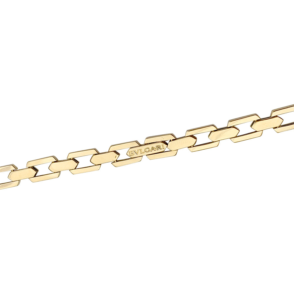 Bulgari yellow gold necklace.