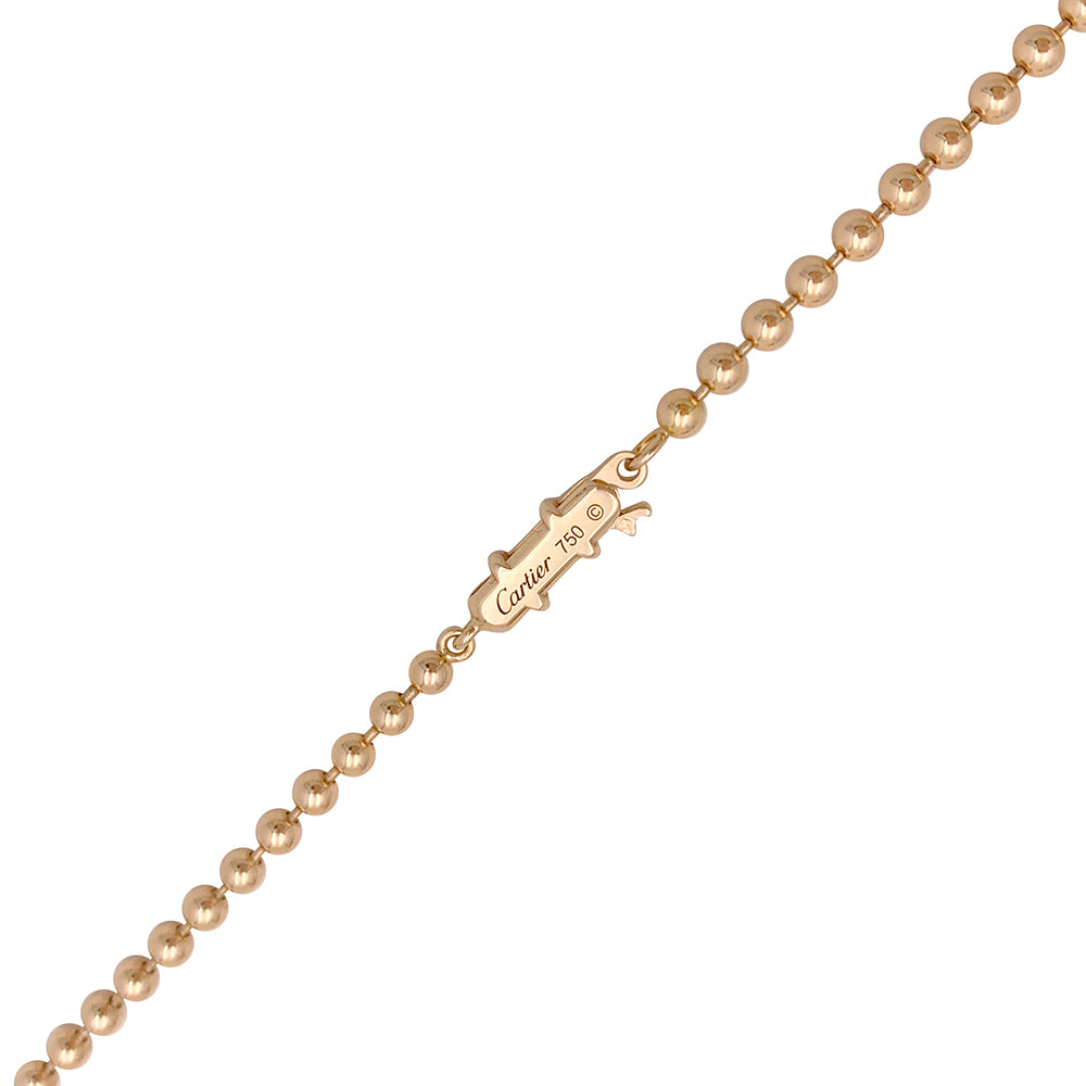 Cartier "Evasion Joaillière" necklace in pink gold, diamonds, colored stones.