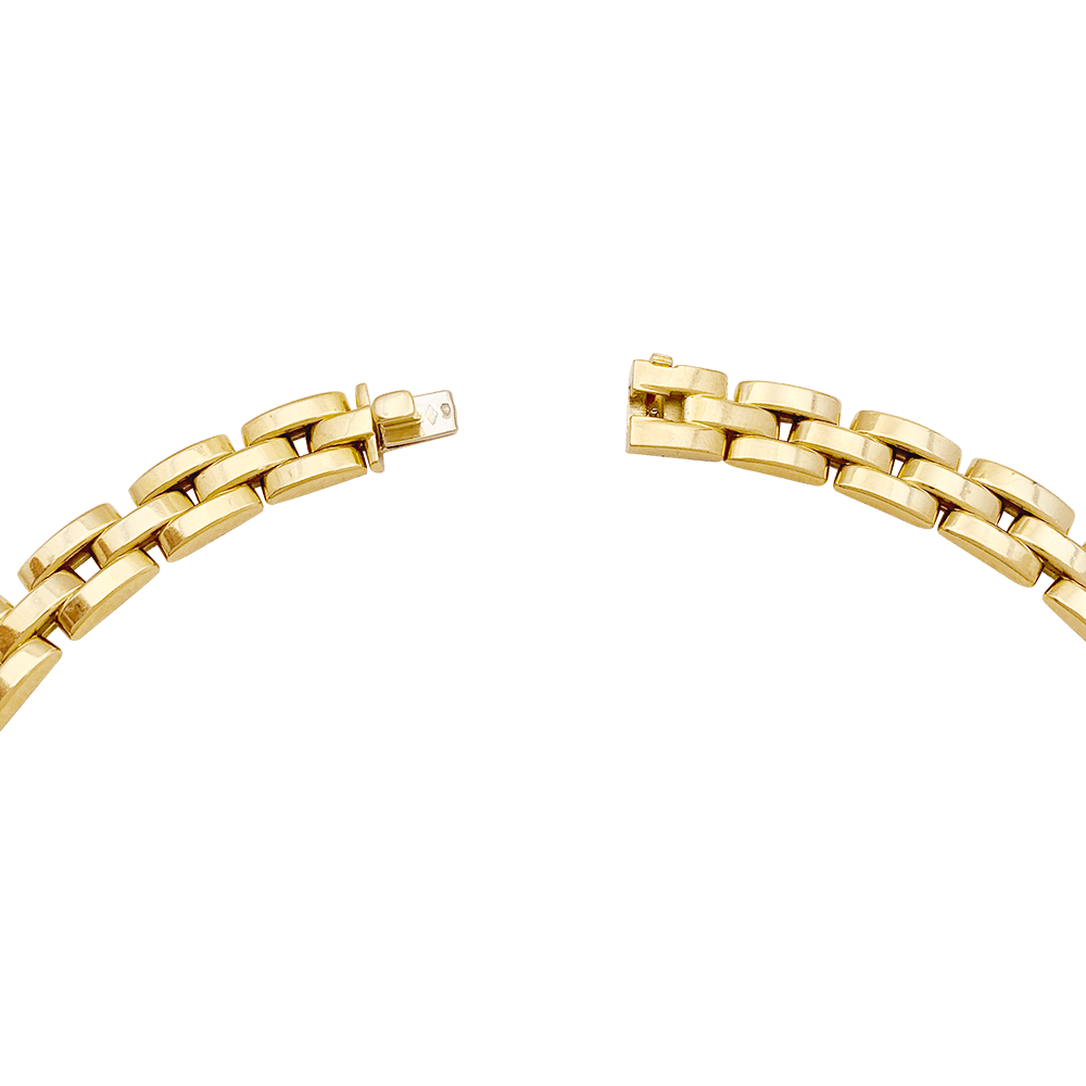 Collier Cartier "Tyrana", or jaune, diamants. - Maison Eloe