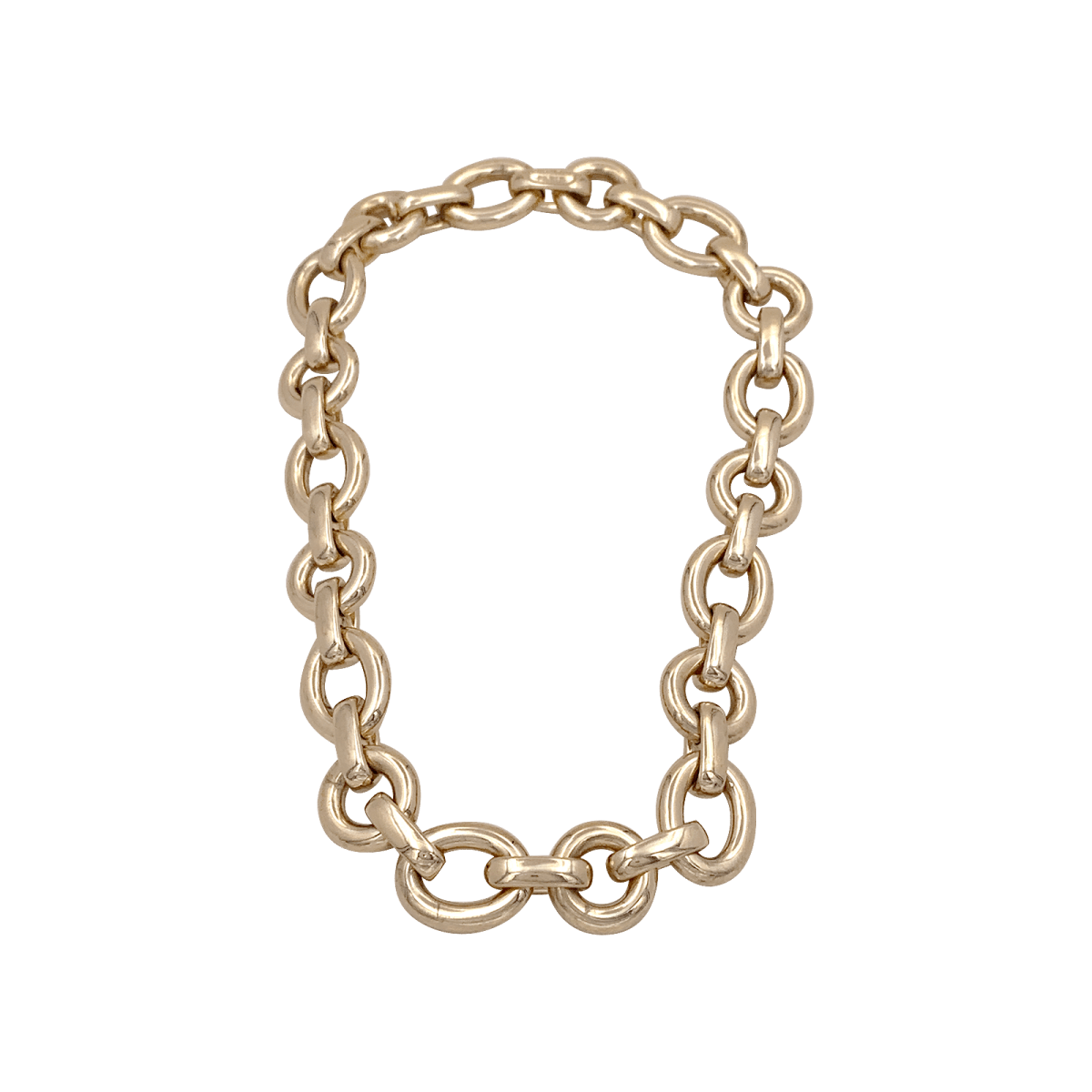 Collier Chaumet, "Ovronde", Vintage en or jaune - Maison Eloe