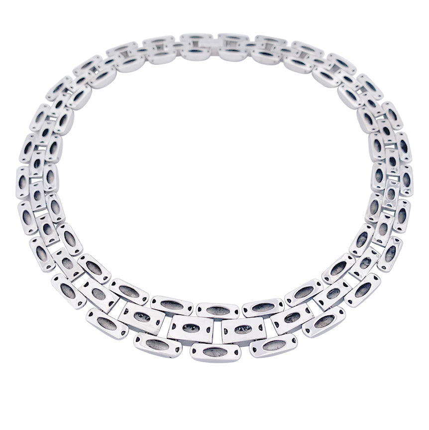 Chopard necklace, "La Strada", white gold, diamonds.