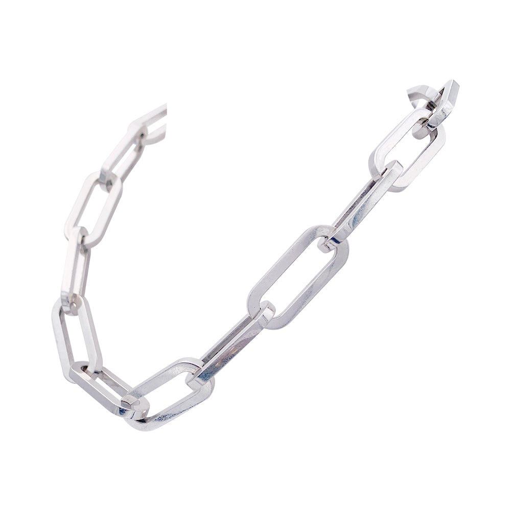 Dinh Van necklace, "XL Link", silver.