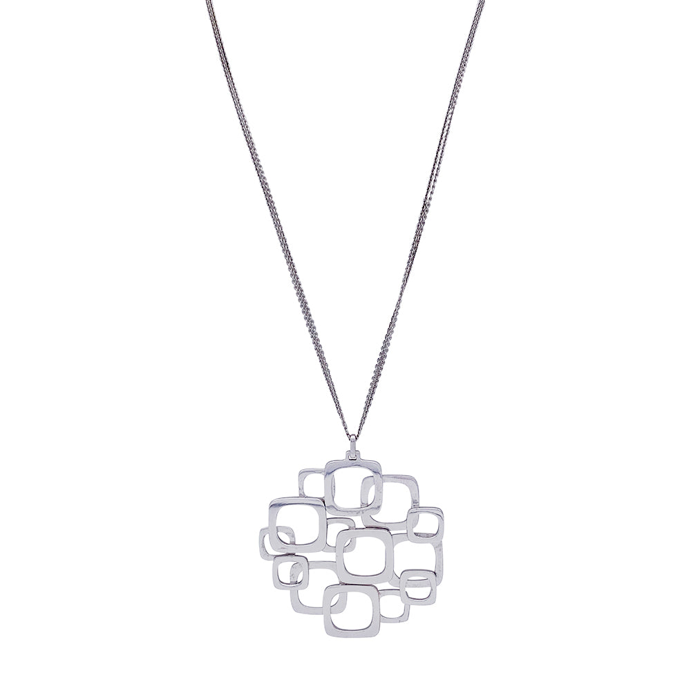 Collier Dinh Van, "Surimpression, or blanc.