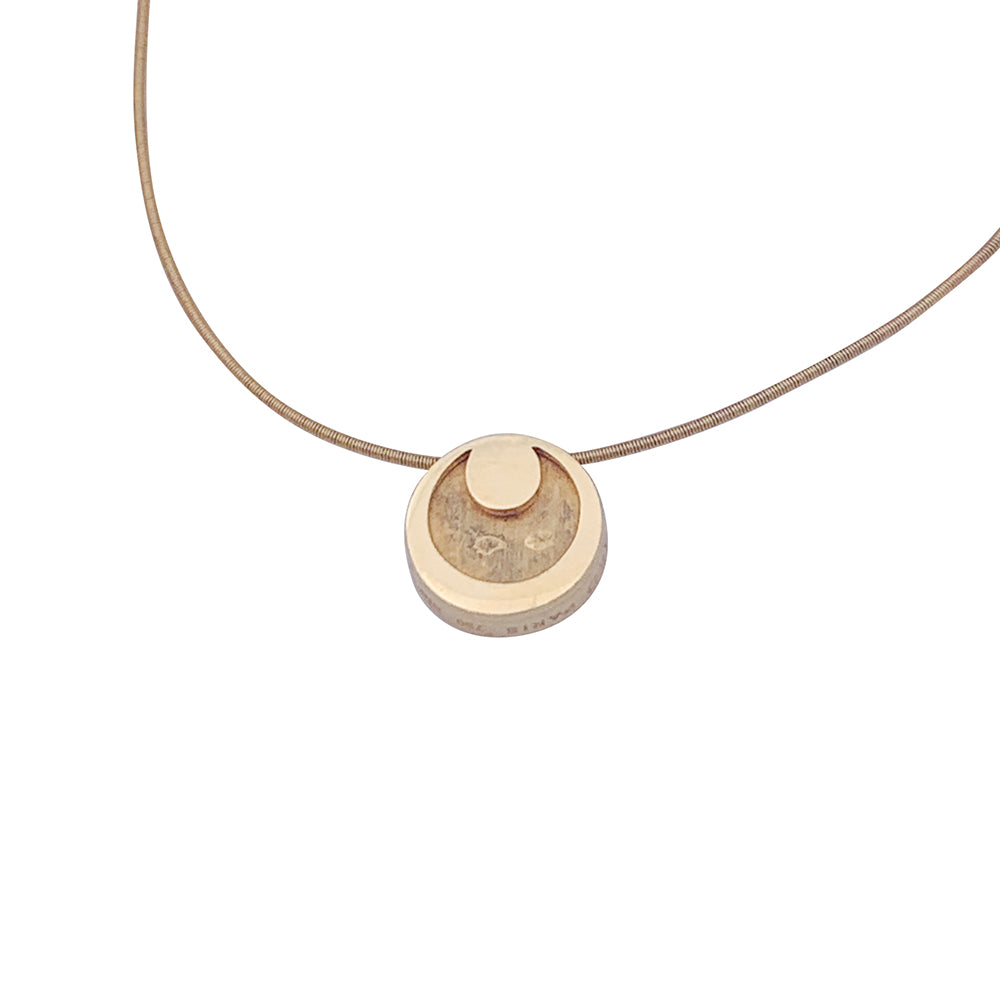 Fred "Miss Fred Moon" necklace in yellow gold, diamonds.