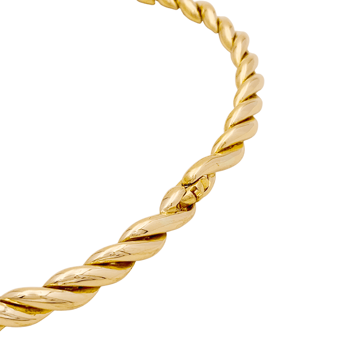 Collier vintage Fred, or jaune et diamants. - Maison Eloe