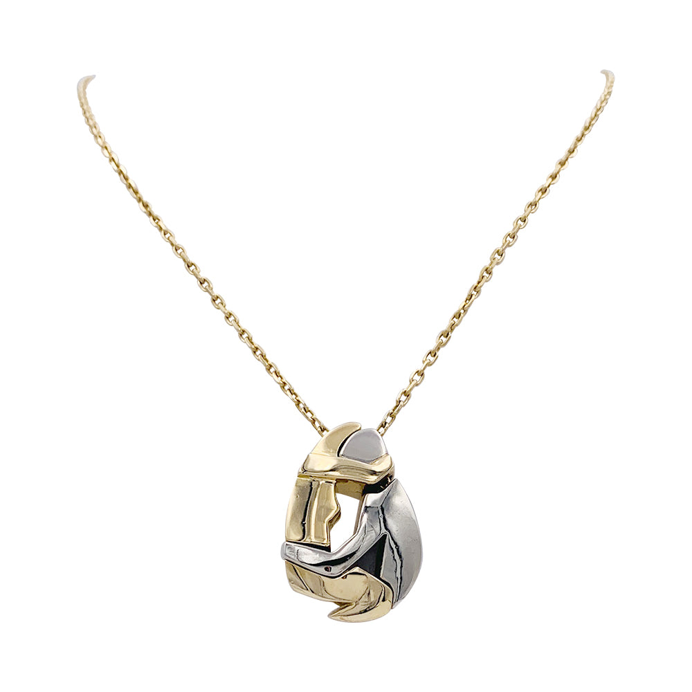 Collier Fred x Miroslav Brozek, "Le Couple", deux ors.