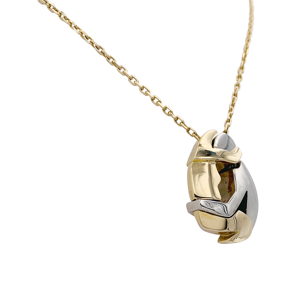 Fred x Miroslav Brozek necklace, "The Couple", two golds.