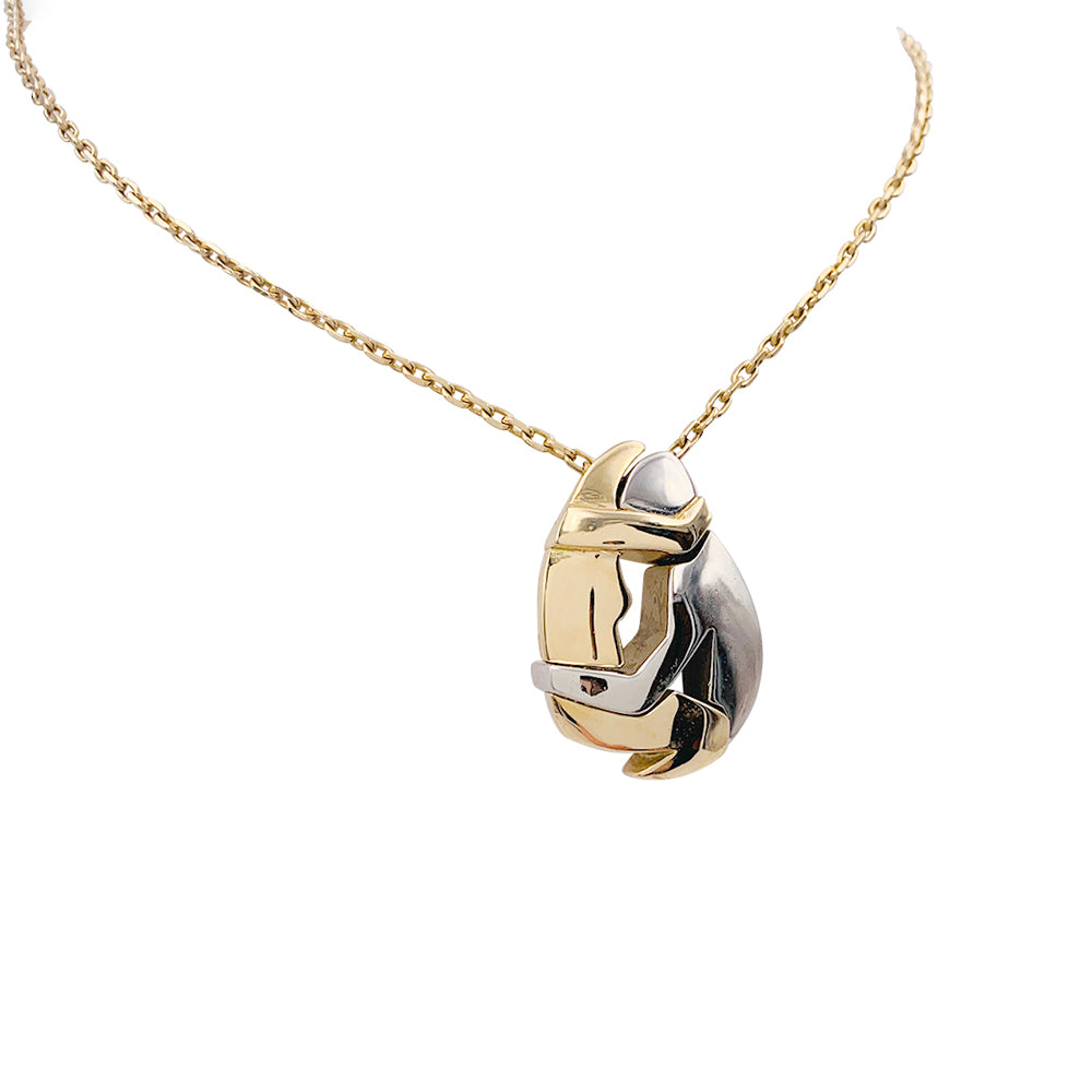 Fred x Miroslav Brozek necklace, "The Couple", two golds.