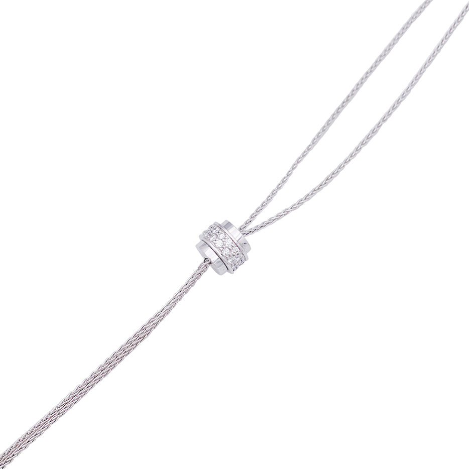 Piaget necklace, "Possession", white gold and diamonds.