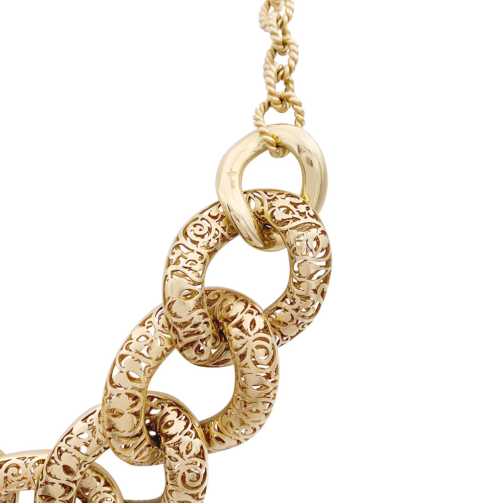Pomellato necklace, "Arabesque", pink gold.