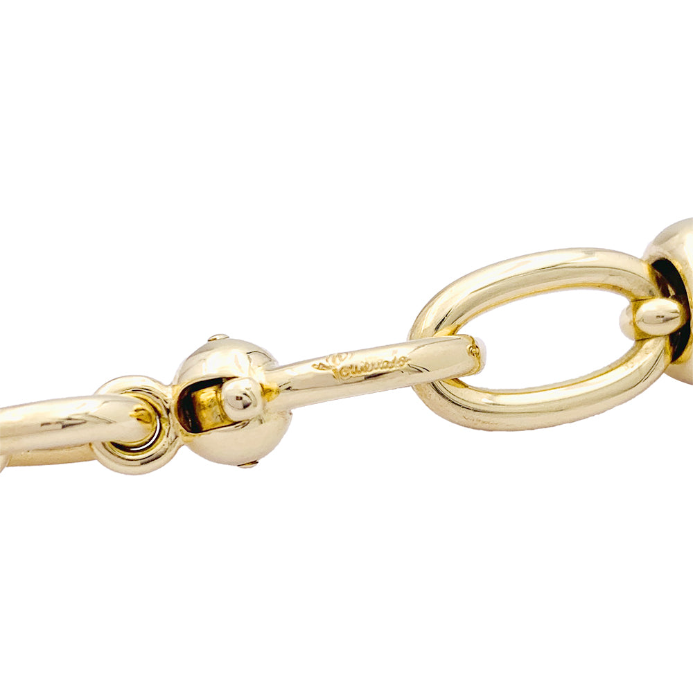 Vintage Pomellato necklace, yellow gold.