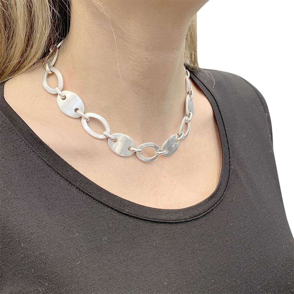 Tiffany & Co. silver necklace.