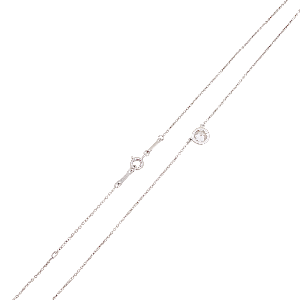 Tiffany&Co necklace. x Elsa Peretti, "Diamonds by the Yards", platinum, diamond.