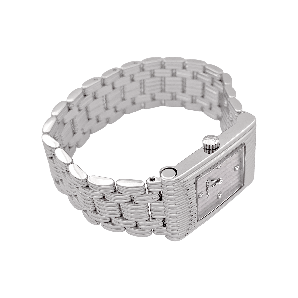 Montre Boucheron, "Reflet", acier. - Maison Eloe