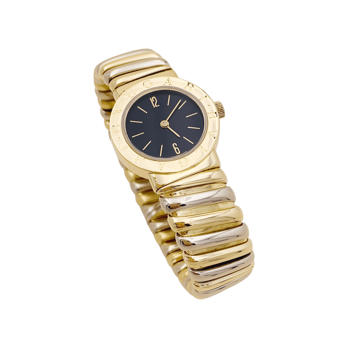 Montre Bulgari, "BB 23 2T", deux ors. - Maison Eloe