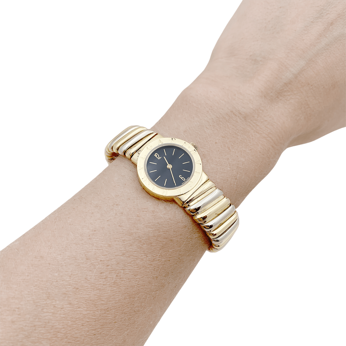 Montre Bulgari, "BB 23 2T", deux ors. - Maison Eloe