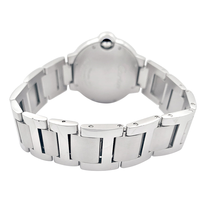 Cartier watch, "Ballon Bleu", steel.