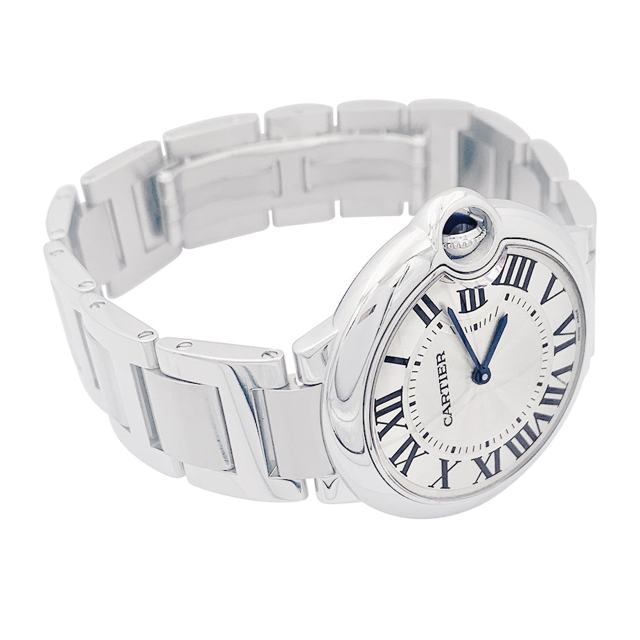 Cartier watch, "Ballon Bleu", steel.