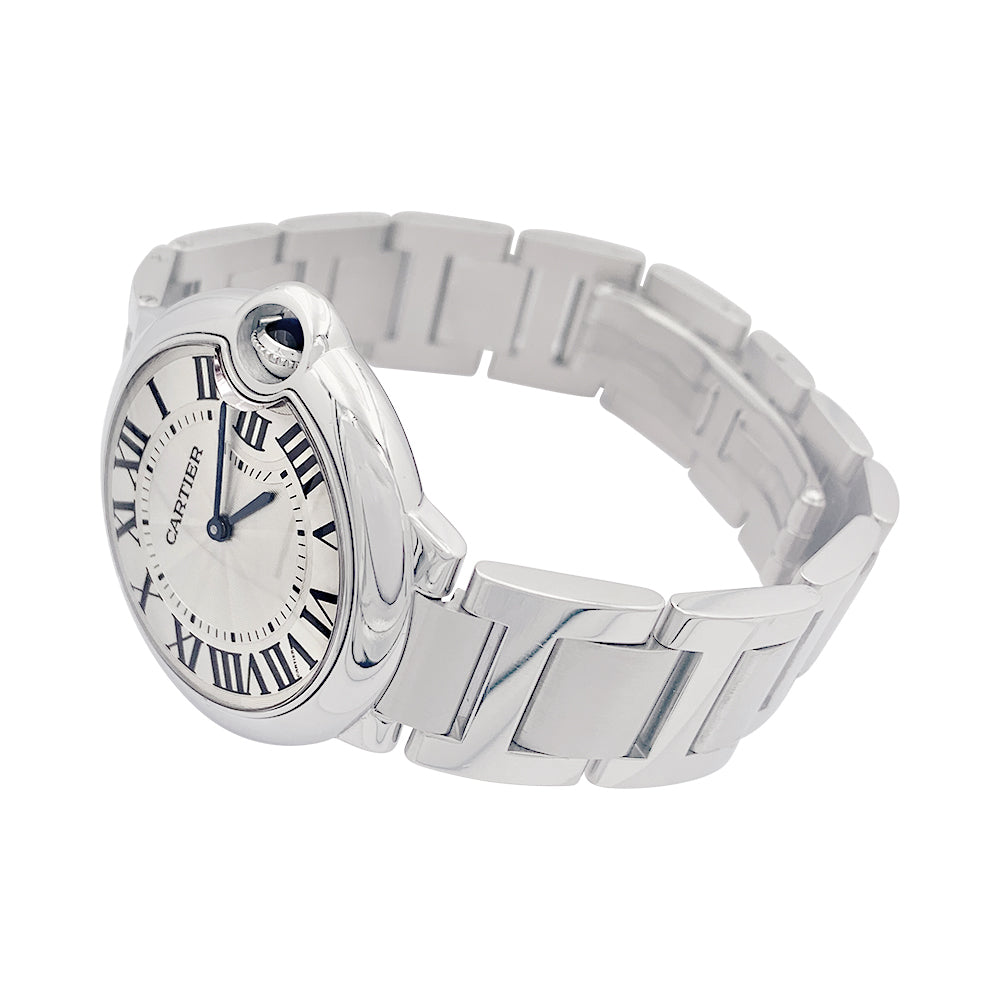 Cartier watch, "Ballon Bleu", steel.
