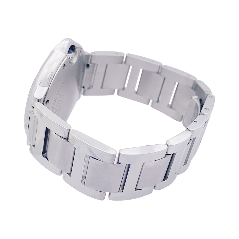 Cartier watch, "Ballon Bleu", in steel.